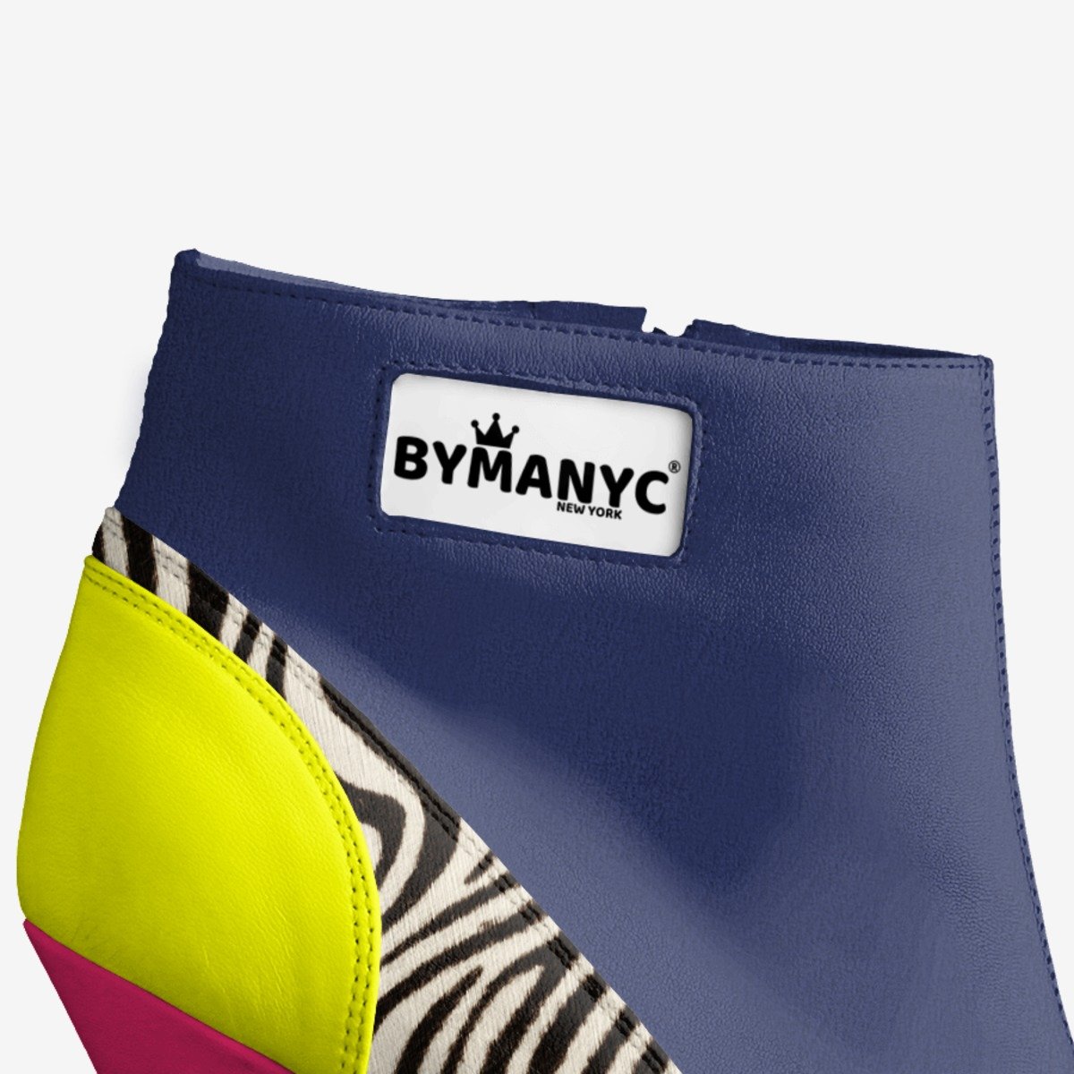 Bottines à plateforme vegan BYMANYC ® New York Bold Black 