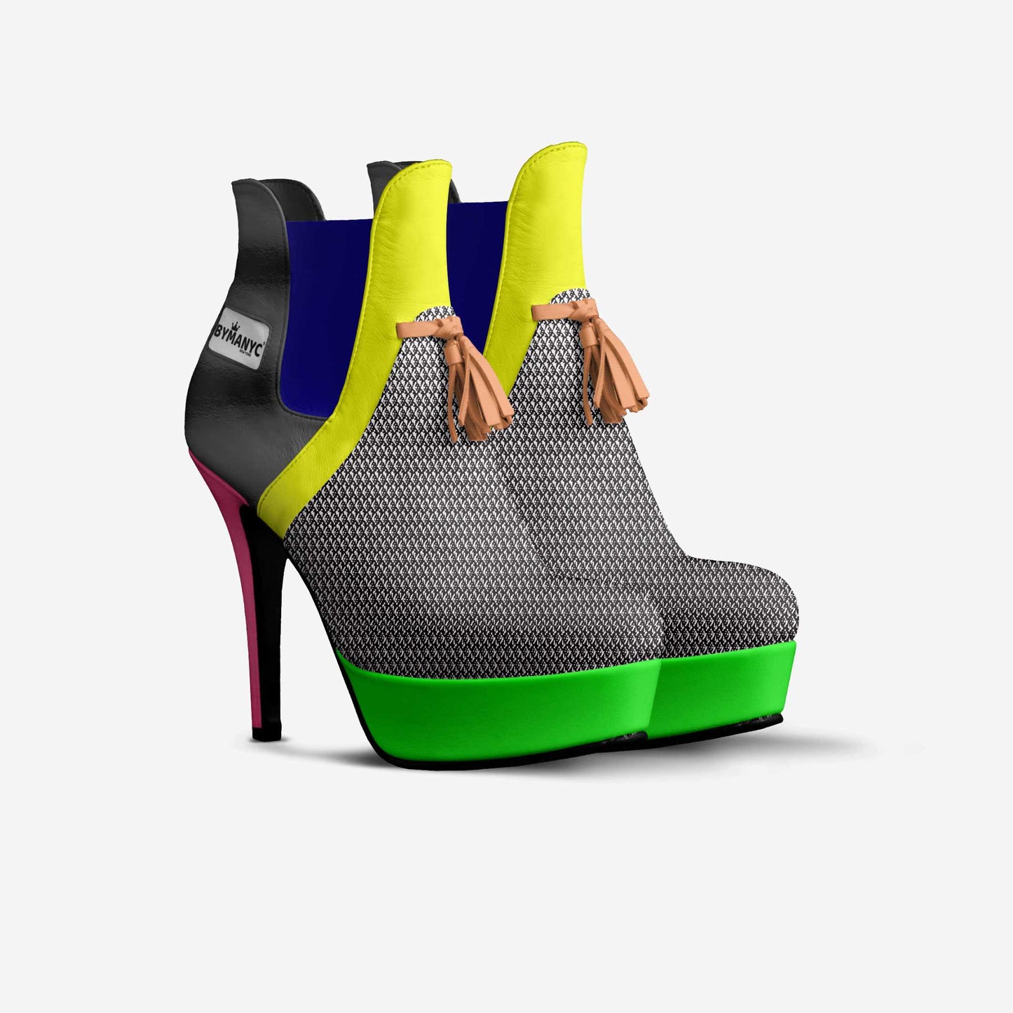 Vegan Platform Boots Urban Chic Black