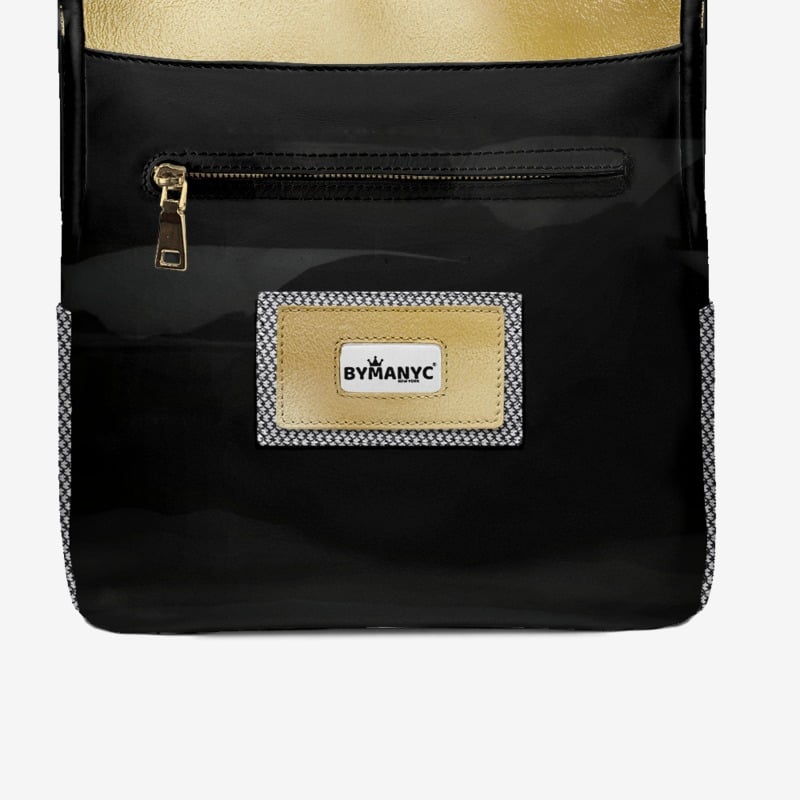 Mochila vegana Urban Luxe de 33 cm | BYMANYC ® Diseño elegante de Nueva York