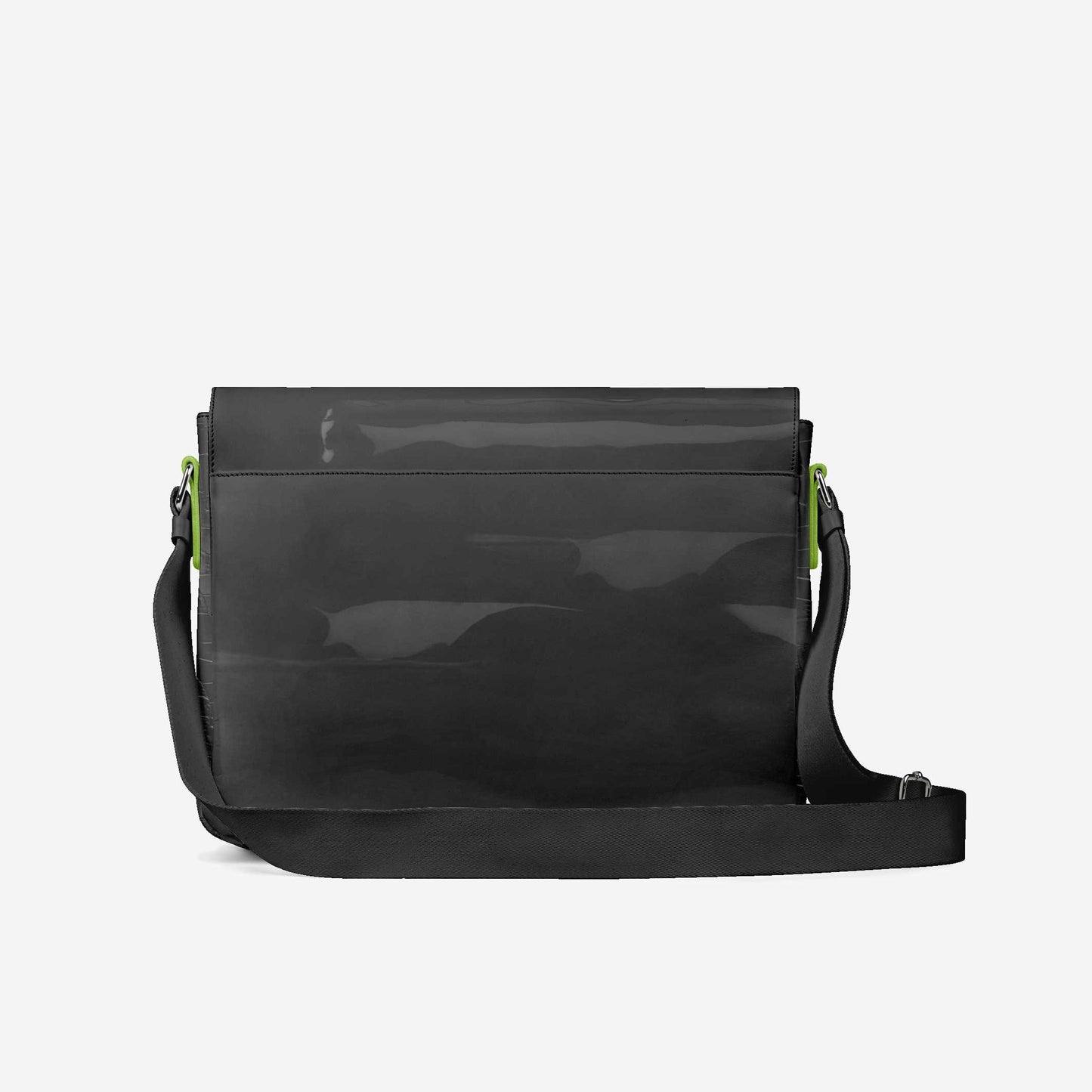 Bolso bandolera vegano de rayas urbanas de 40 cm | BYMANYC ® New York Downtown Edge