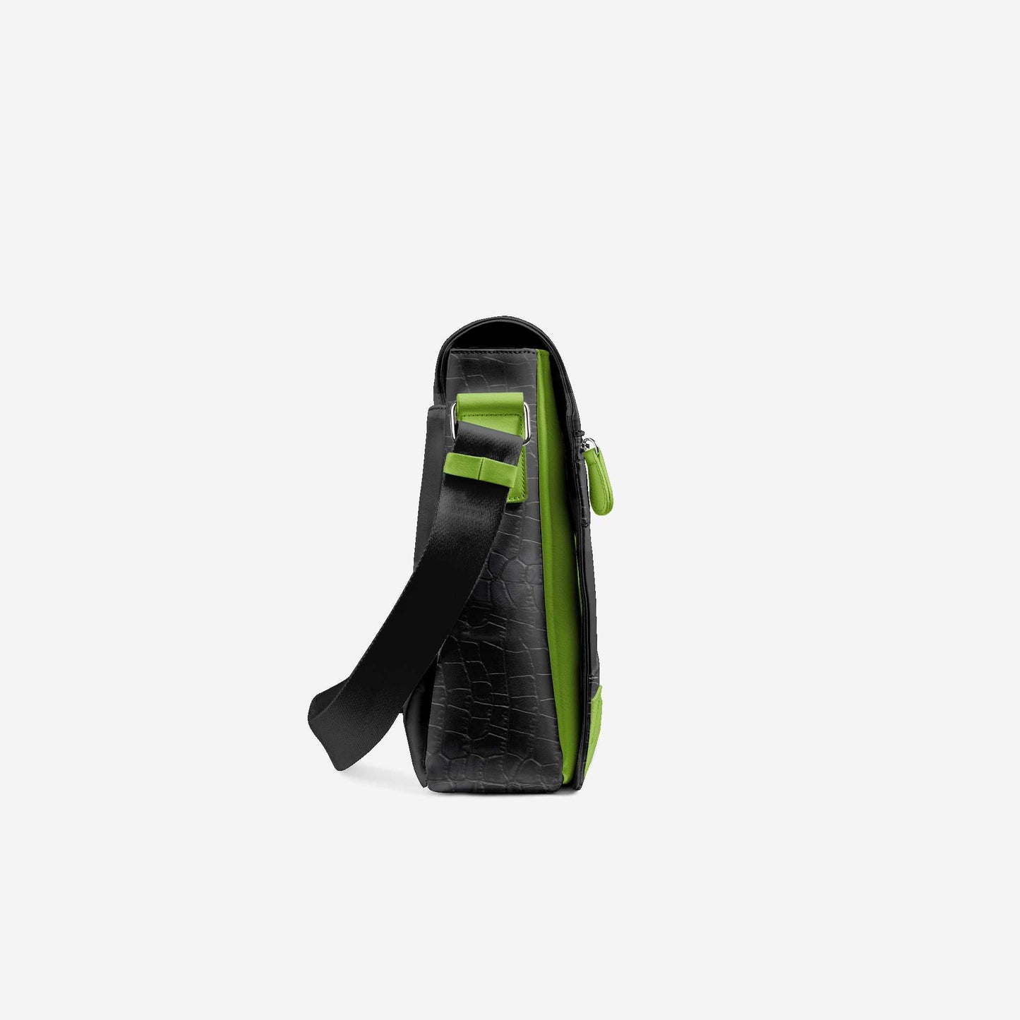 Bolso bandolera vegano de rayas urbanas de 40 cm | BYMANYC ® New York Downtown Edge