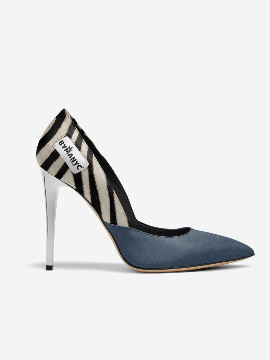 Chaussures à talon aiguille vegan pour femme BYMANYC ® New York – HARLEM Noir Luxe 