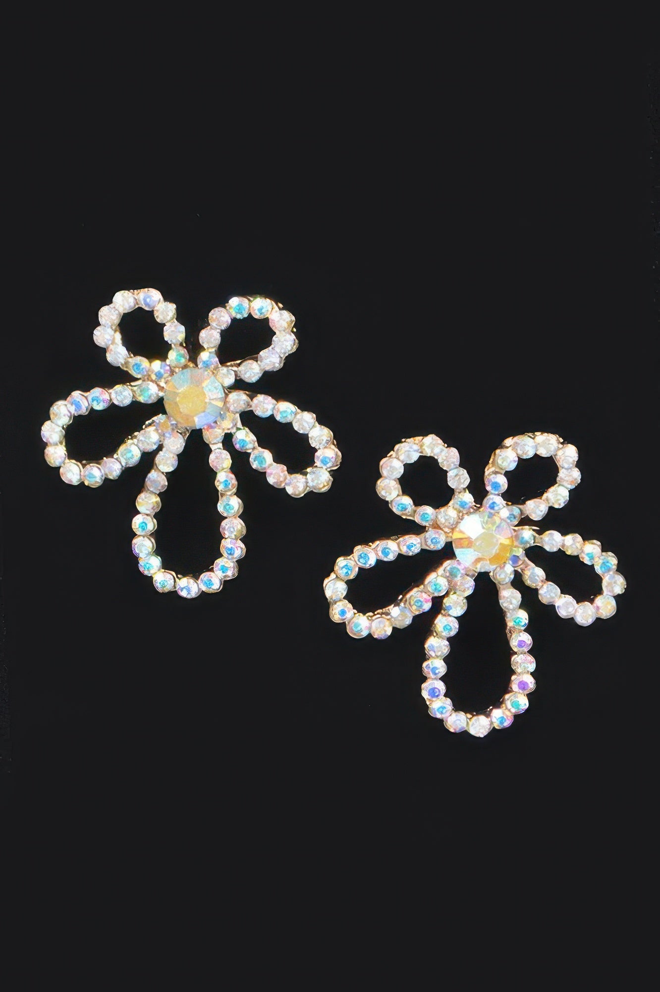 Boucles d'oreilles perles fleurs
