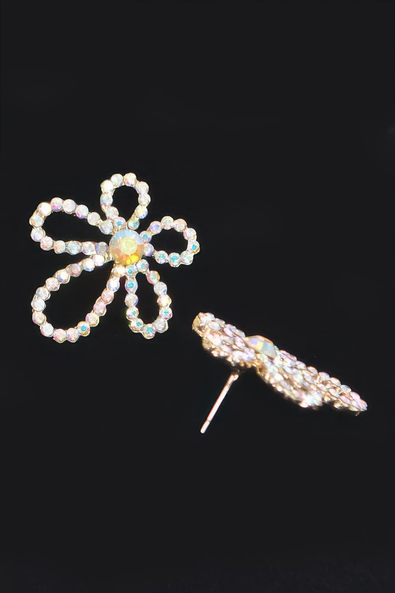Boucles d'oreilles perles fleurs