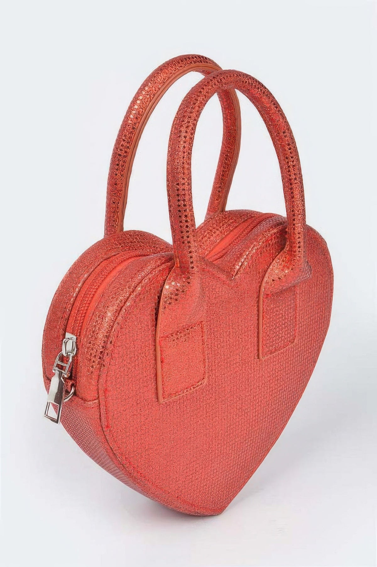 Greenwich Metallic Heart Crossbody Bag