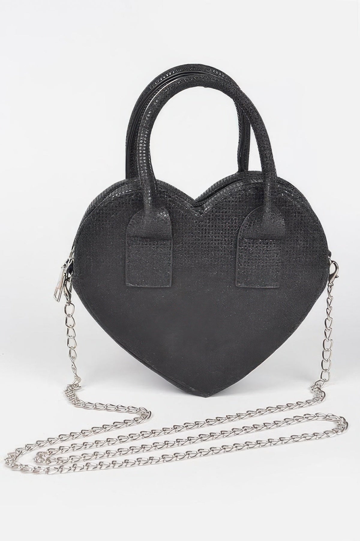 Greenwich Metallic Heart Crossbody Bag