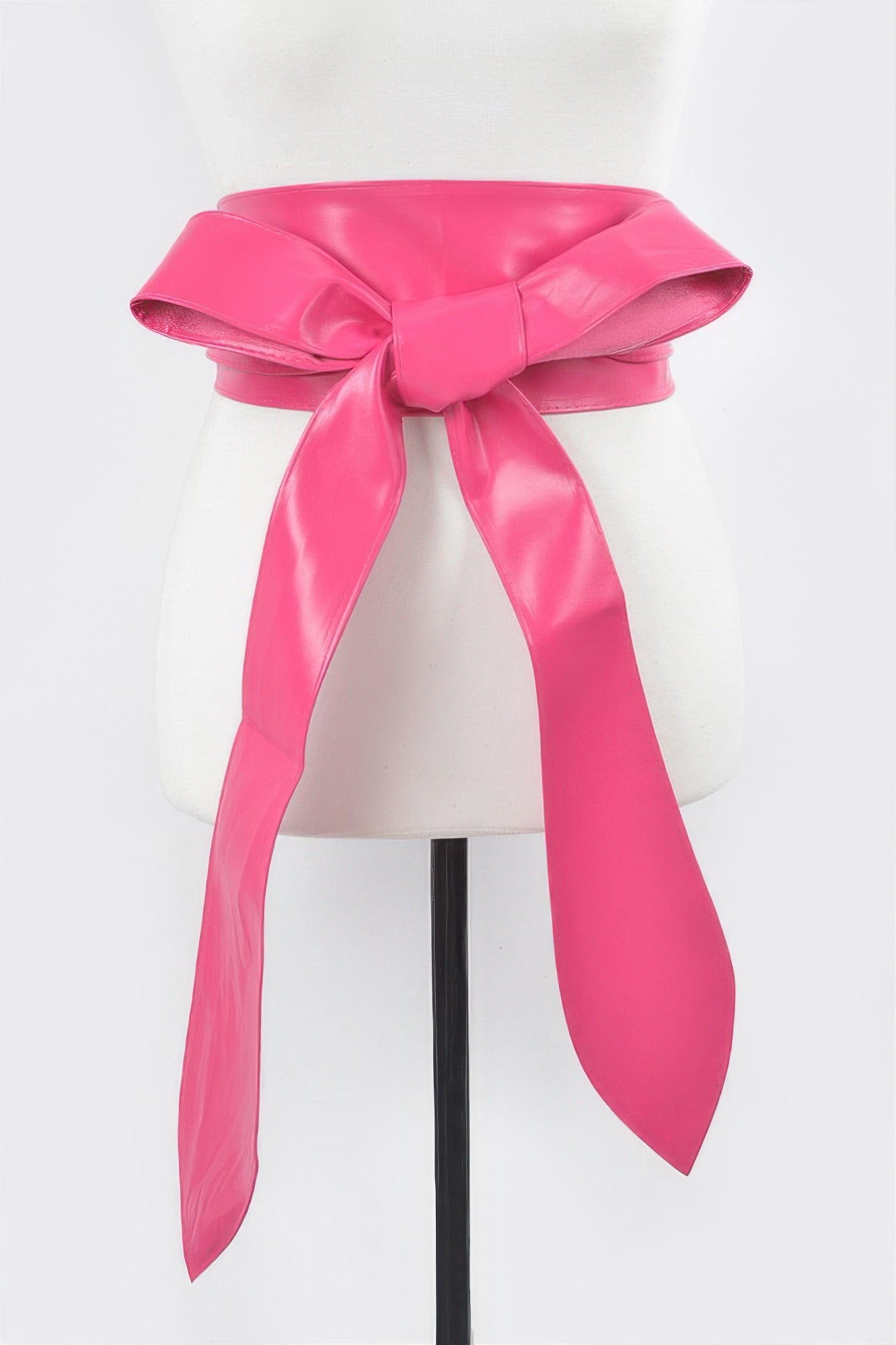 Faux Leather Kimono Belt