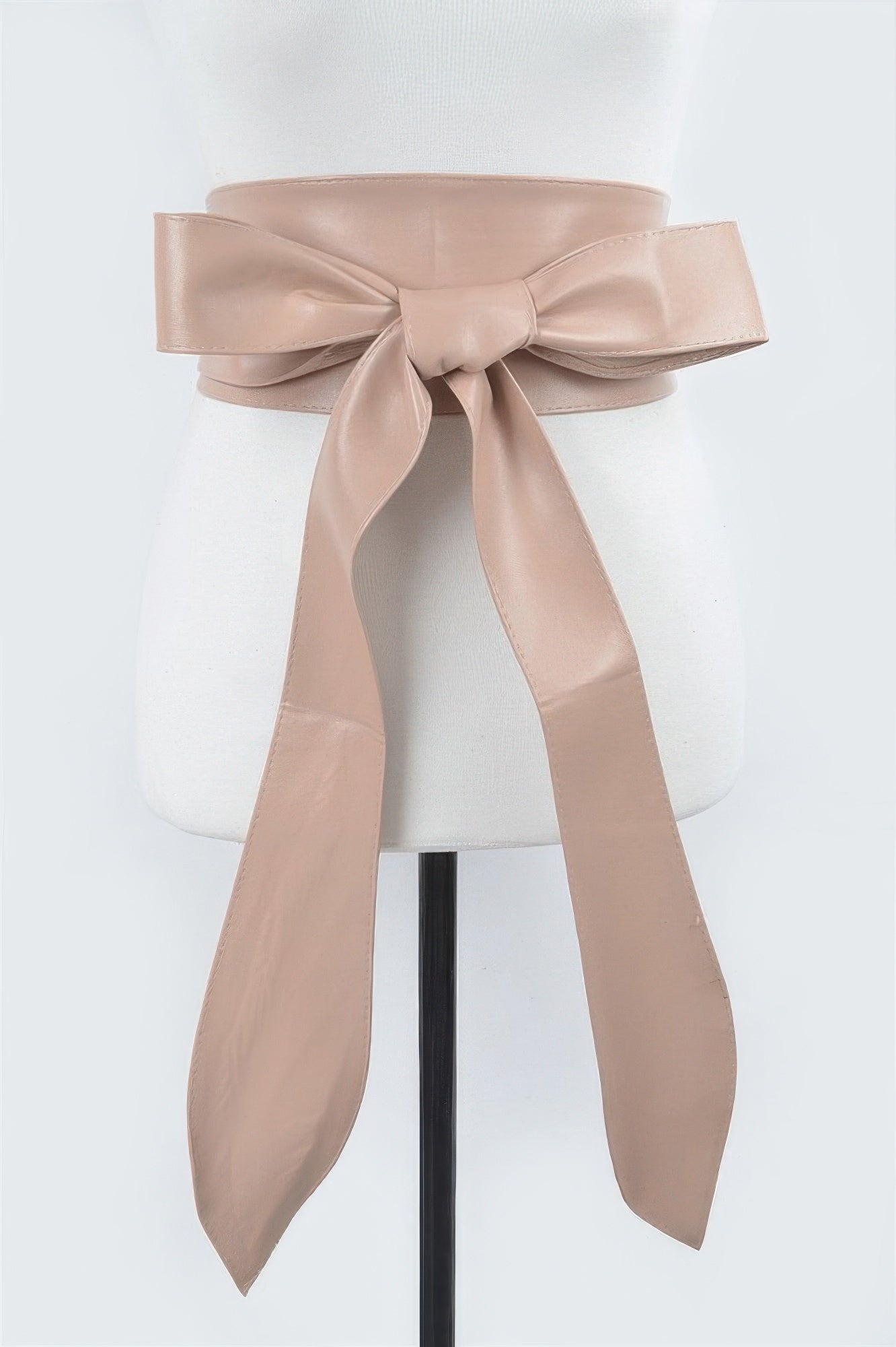 Faux Leather Kimono Belt