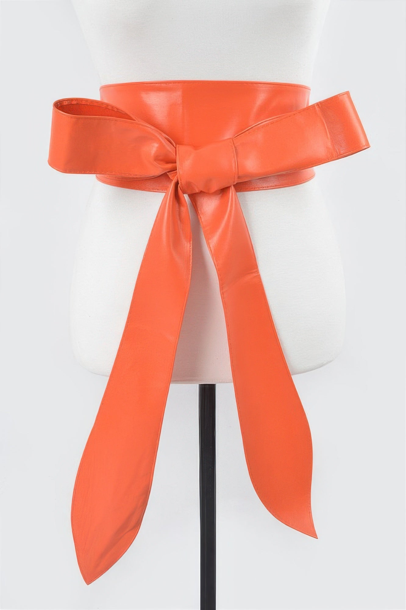 Faux Leather Kimono Belt