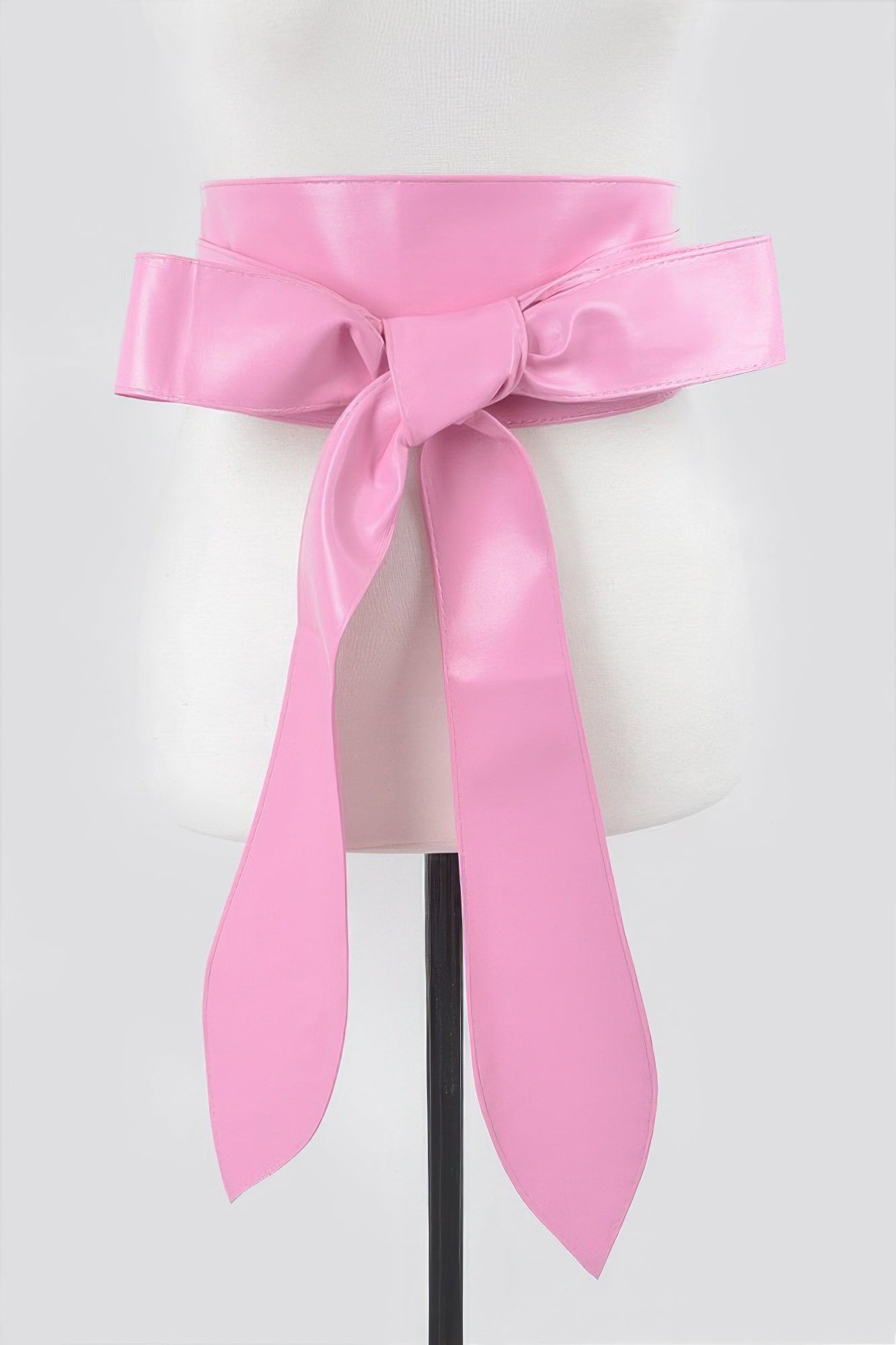 Faux Leather Kimono Belt