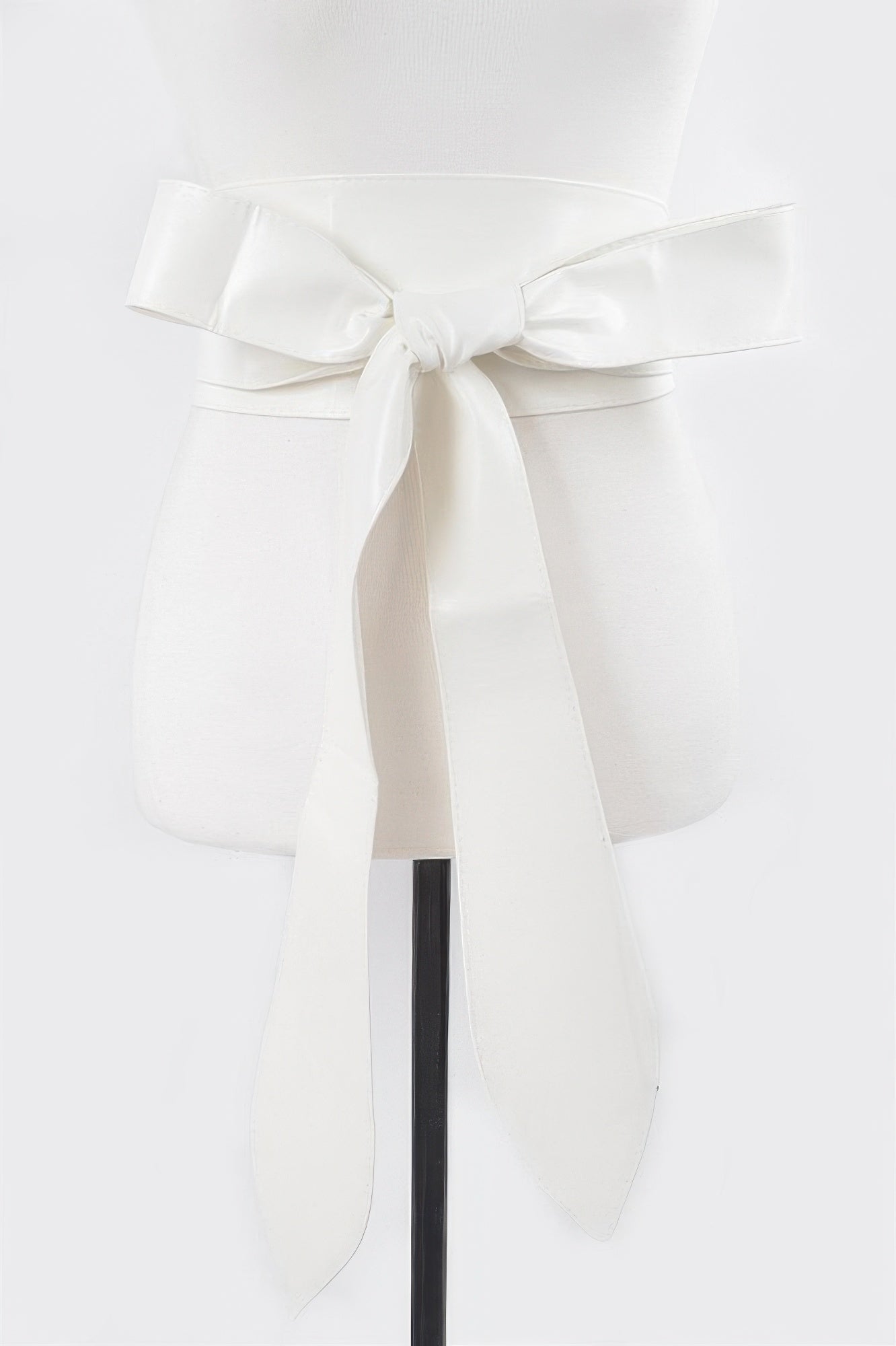 Faux Leather Kimono Belt