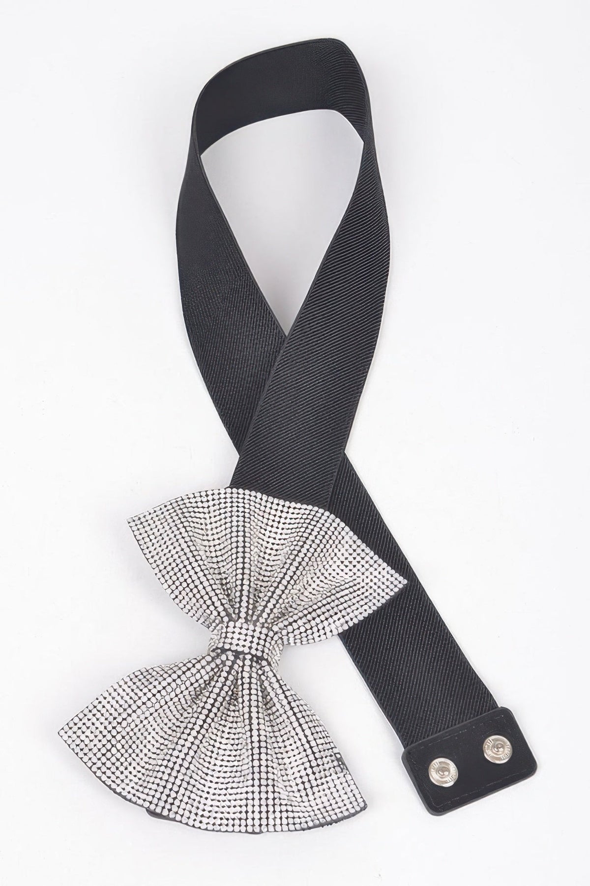 Meatpacking Rhinestone Ribbon Belt