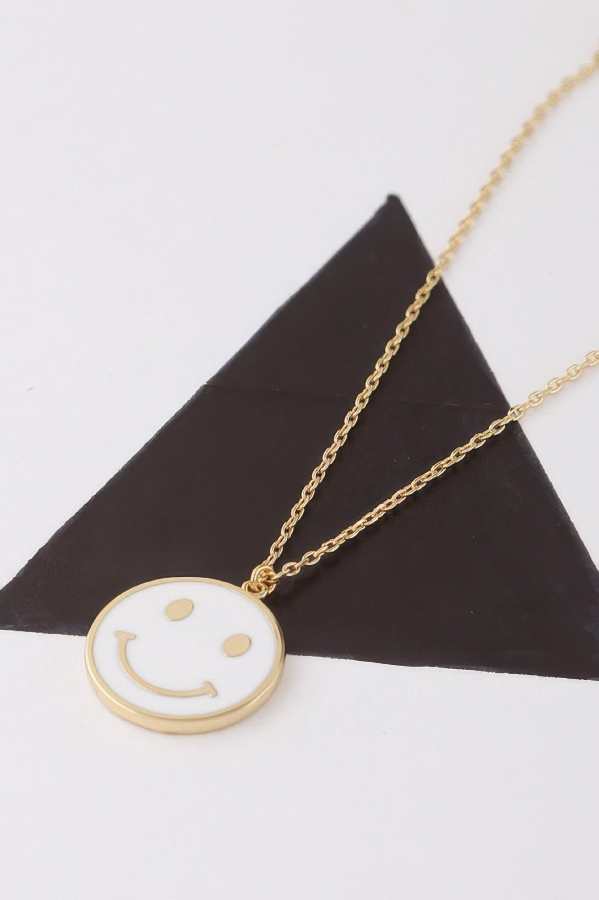 Smiley Face Pendant Necklace