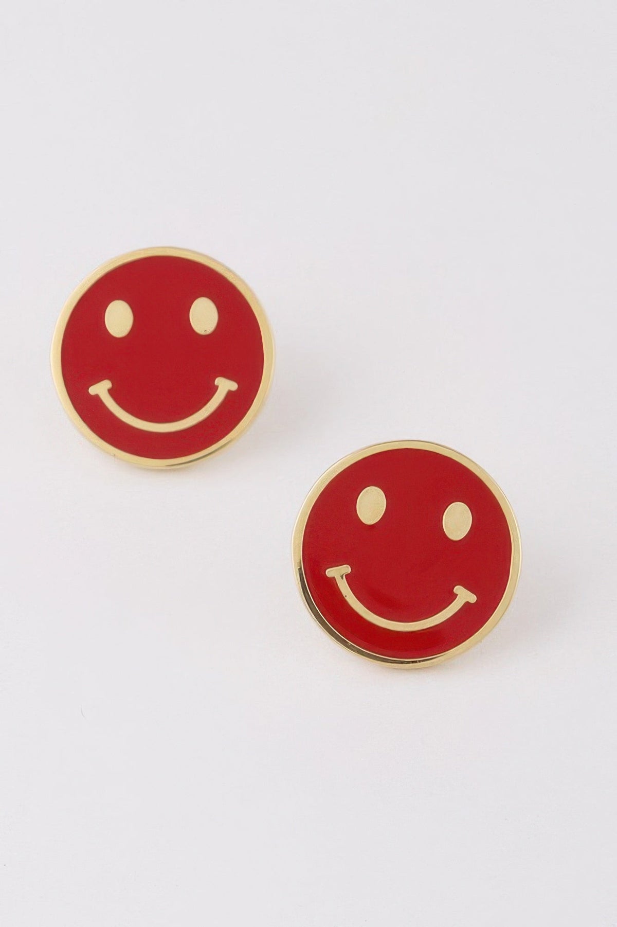 Smiley Face Stud Earrings