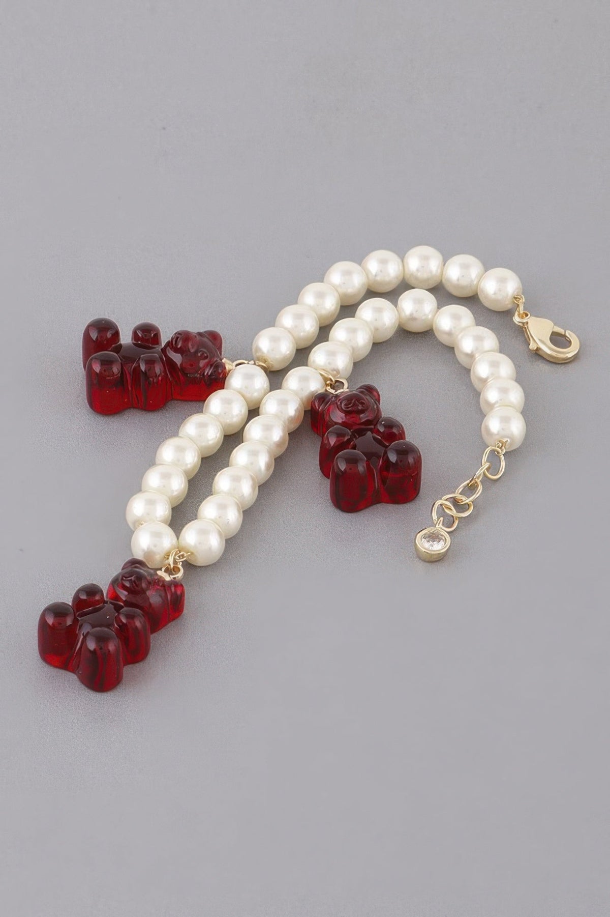 Multi Gummy Bear Charm Bracelet