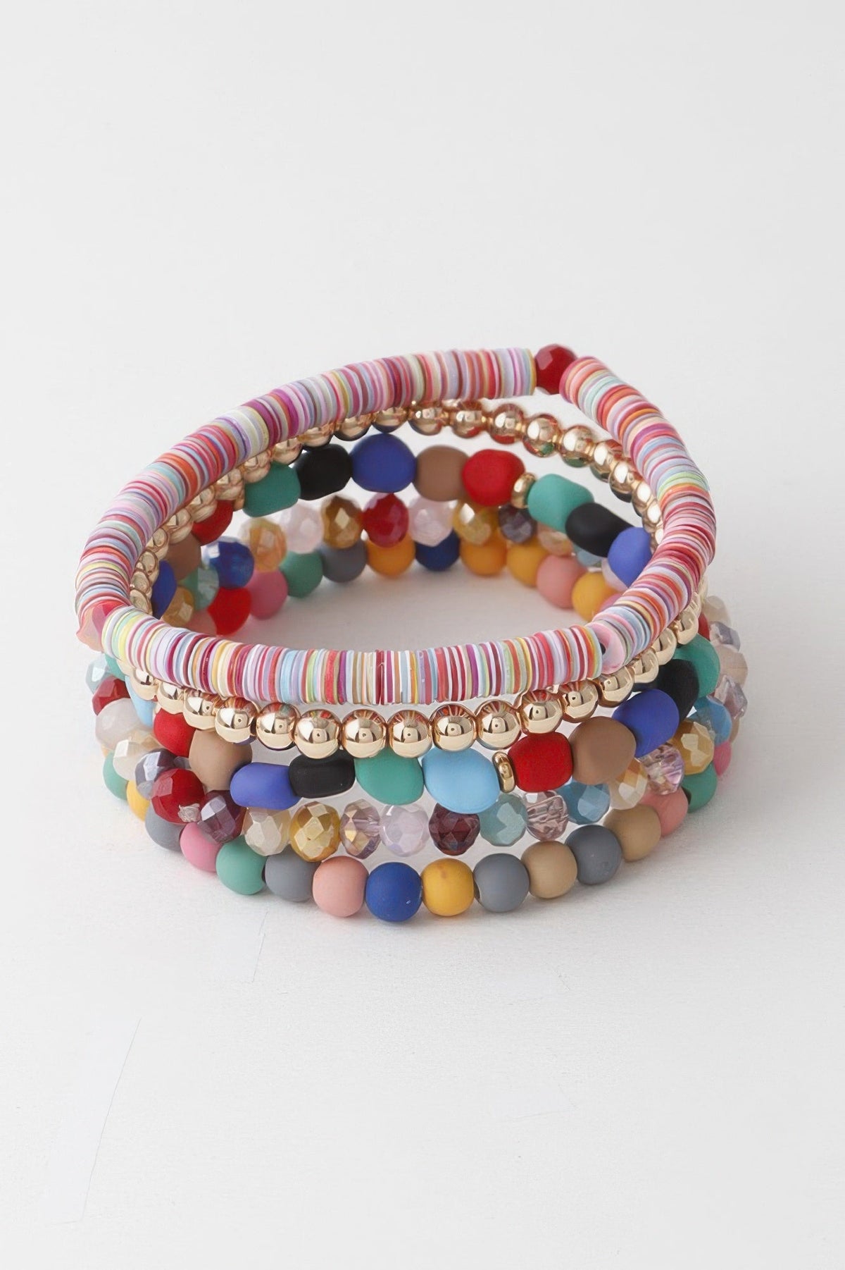 Multi Bead & Crystal Bracelet