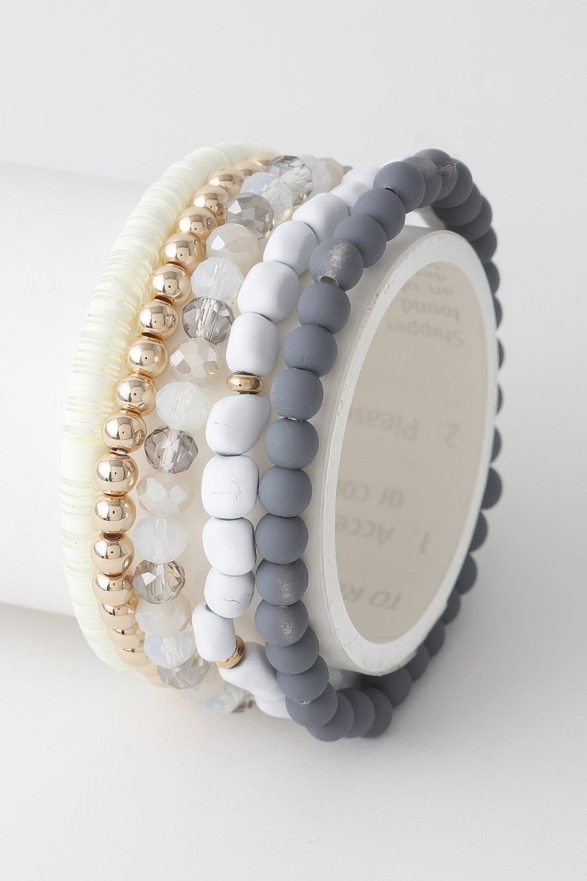 Multi Bead & Crystal Bracelet