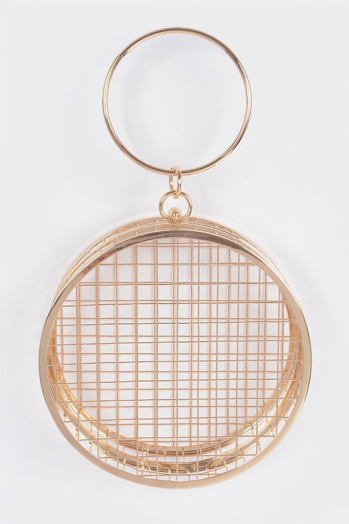 Tamiami Escape Metal Wire Round Clutch