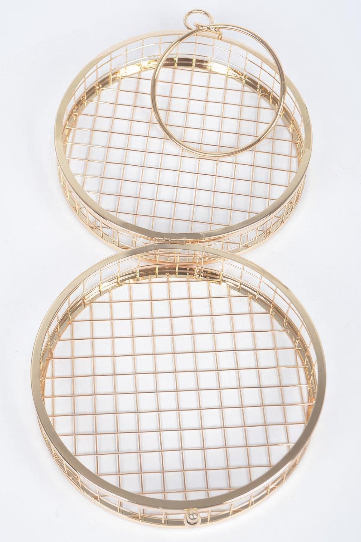 Tamiami Escape Metal Wire Round Clutch