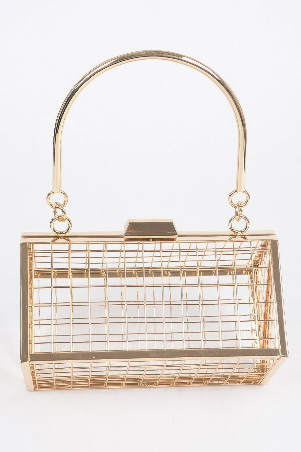 Cocollo Metal Wire Cube Clutch