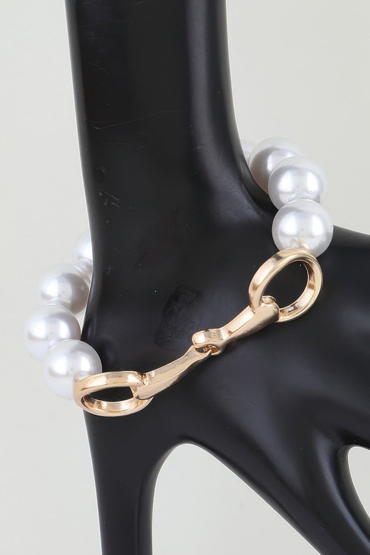 Elegant Pearl Beaded Toggle Bracelet