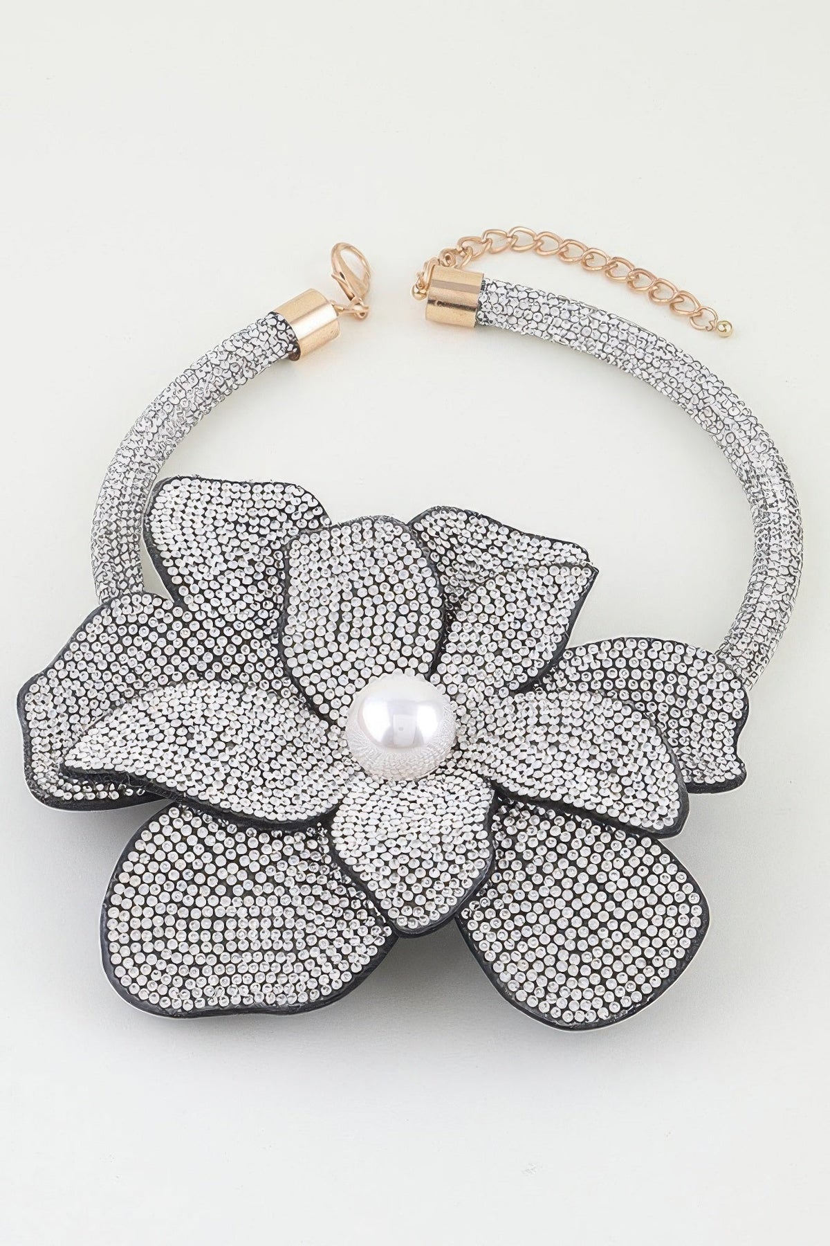 SoHo Bejeweled Bloom Choker Necklace