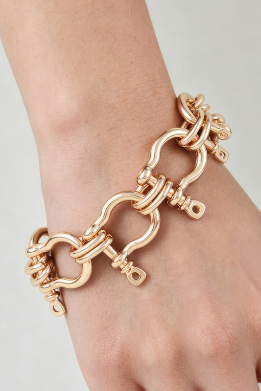 Hudson Horseshoe Link Bracelet
