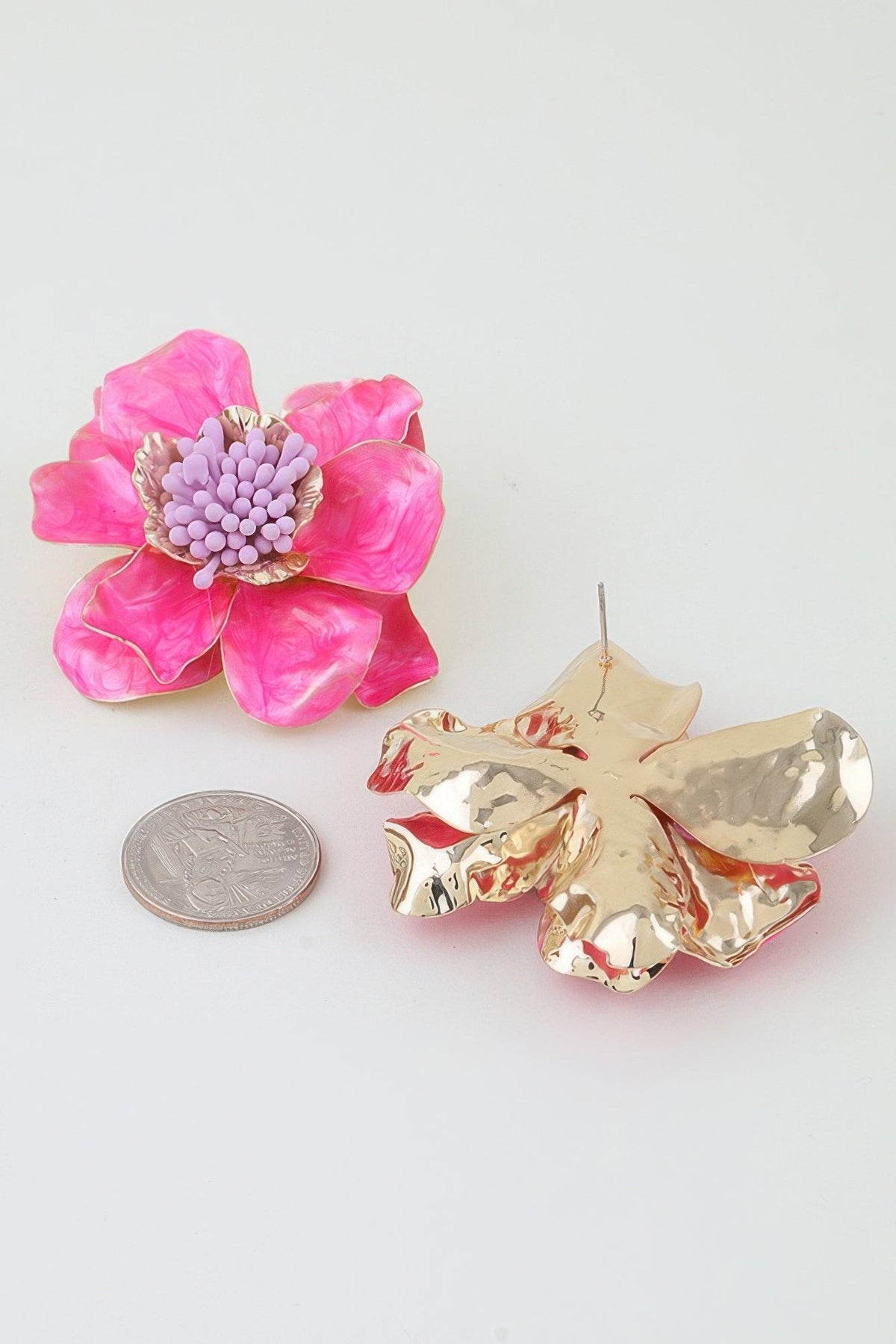 SoHo Bloom Marble Blossom Drop Earrings