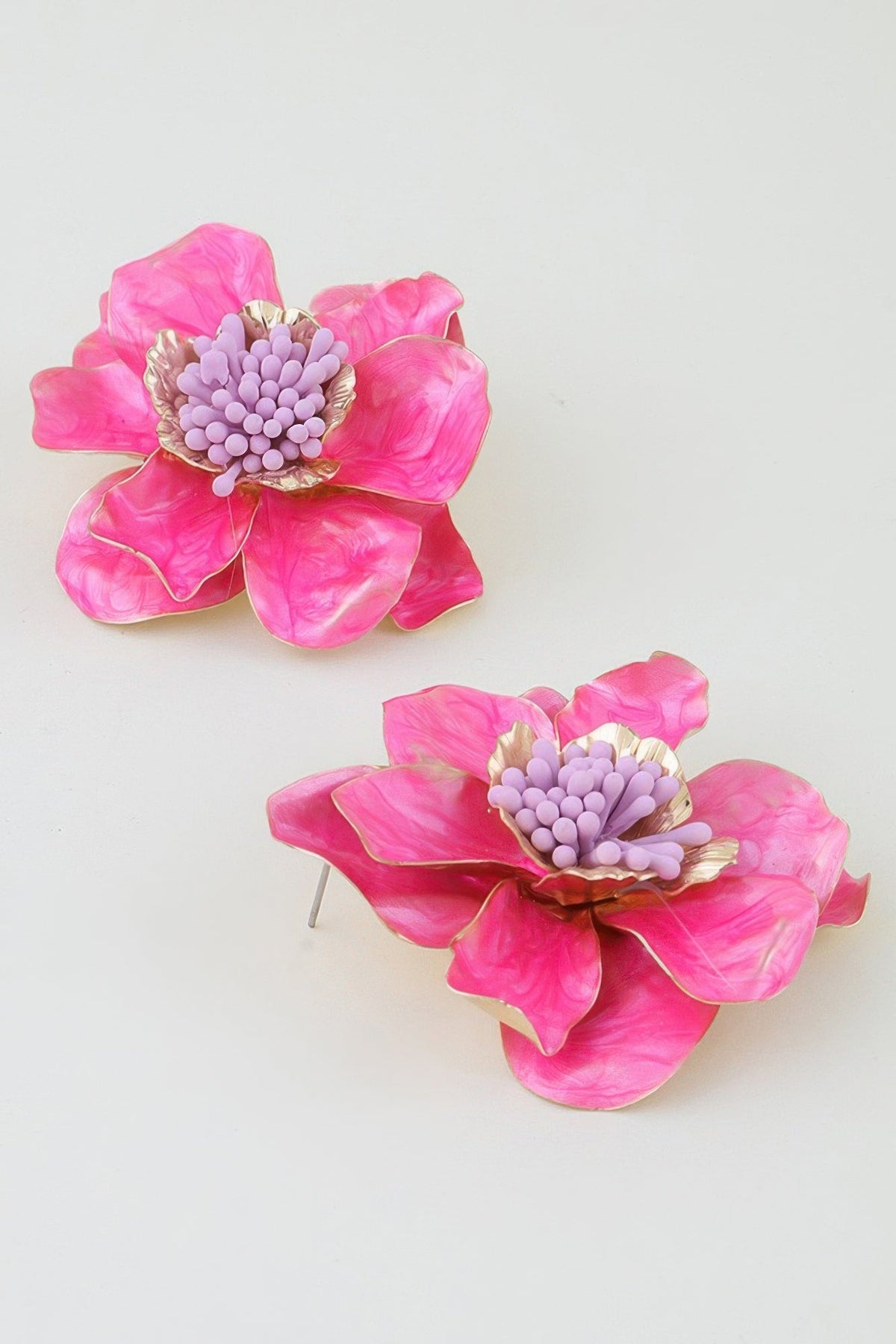 SoHo Bloom Marble Blossom Drop Earrings