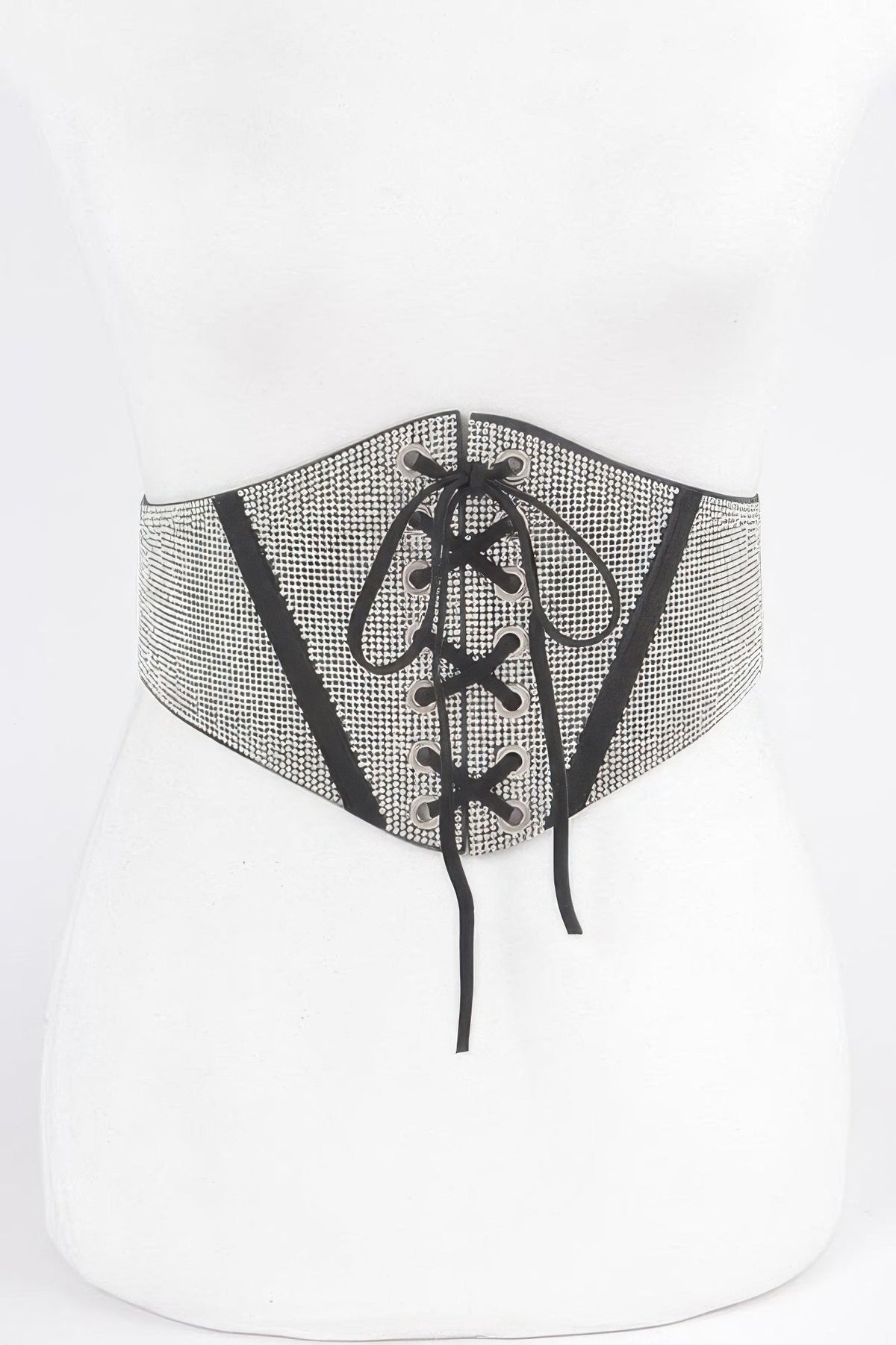 Chelsea Rhinestone Corset Belt (Plus Size)