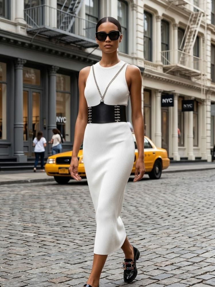 SoHo Wide Statement Belt