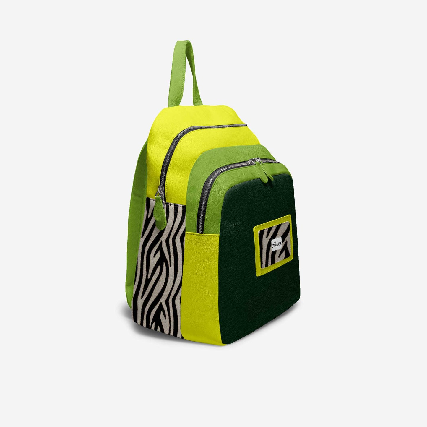 Sac à dos Zebra Jungle par BYMANYC ® New York – Luxe végétalien fait main 