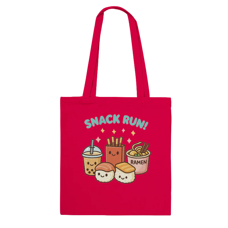Kawaii "Snack Run" Tote Bag