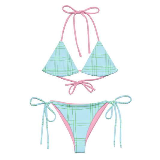 Barbara Bikini Set — Coastal Plaid