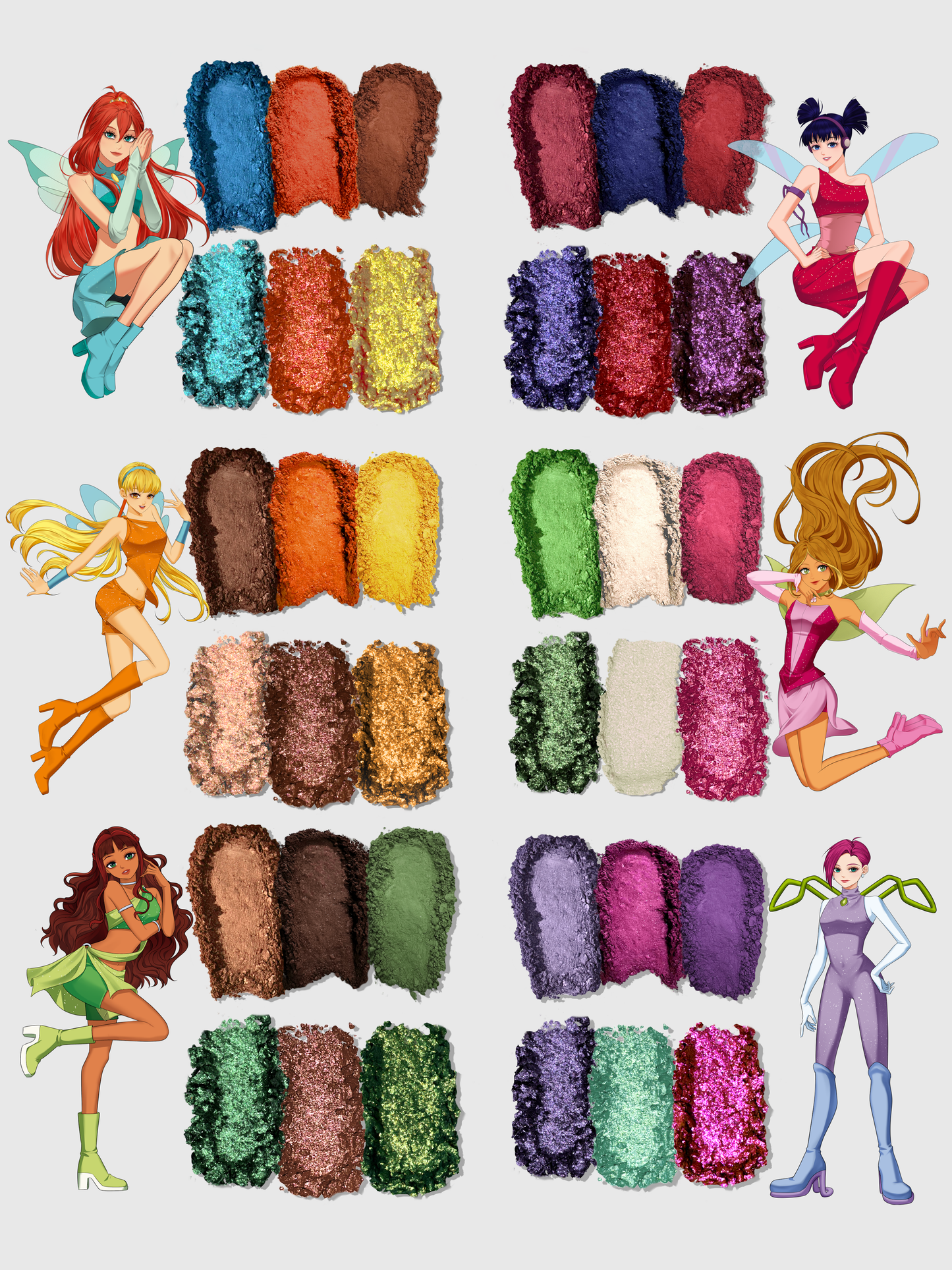 Nekoyanin x Winx Club Makeup Palette