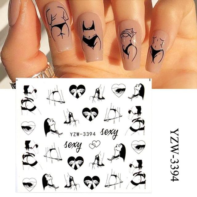 Kawaii Fruit Water Transfer Nail Stickers