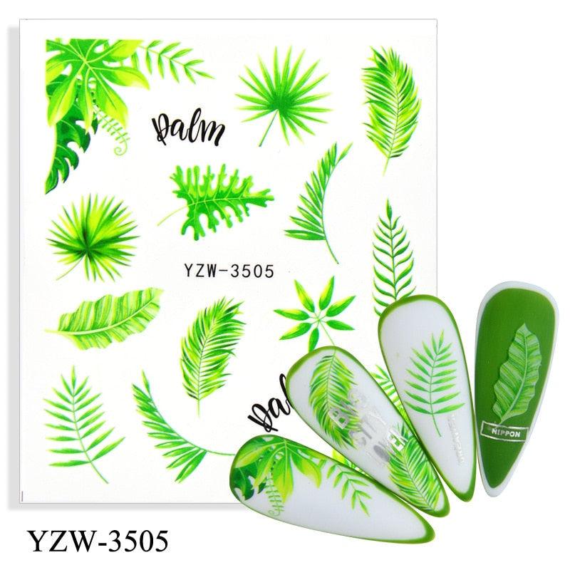 Kawaii Fruit Water Transfer Nail Stickers