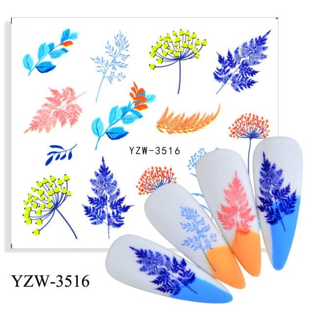 Kawaii Fruit Water Transfer Nail Stickers