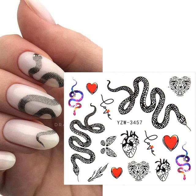 Kawaii Fruit Water Transfer Nail Stickers