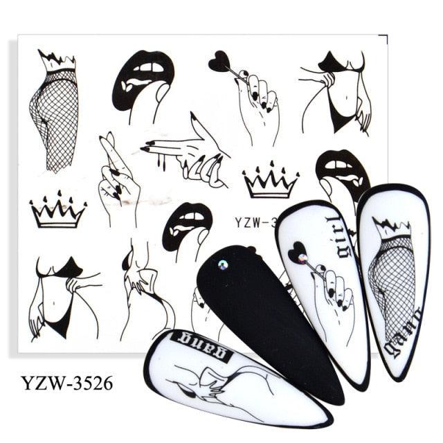 Kawaii Fruit Water Transfer Nail Stickers
