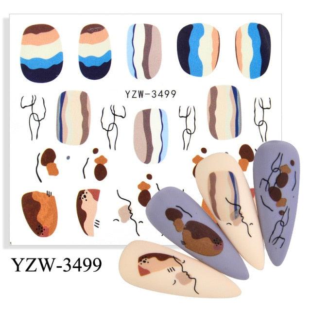 Kawaii Fruit Water Transfer Nail Stickers
