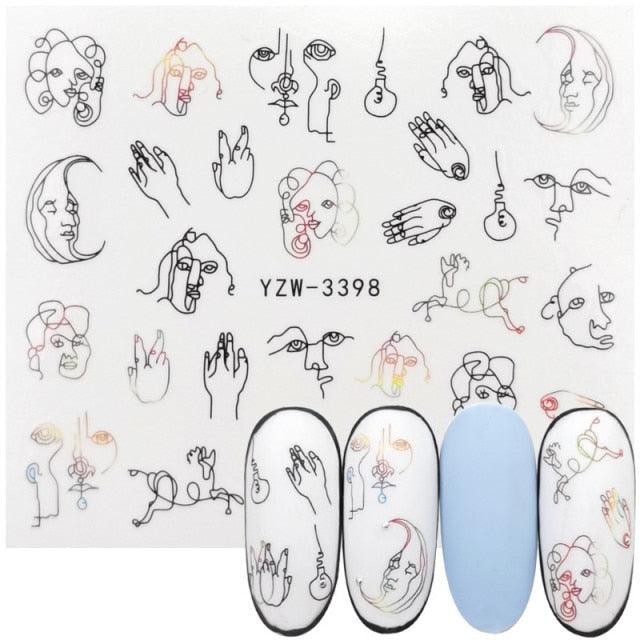 Kawaii Fruit Water Transfer Nail Stickers