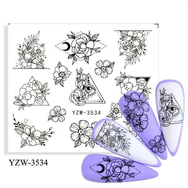 Kawaii Fruit Water Transfer Nail Stickers