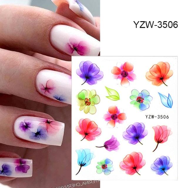Kawaii Fruit Water Transfer Nail Stickers