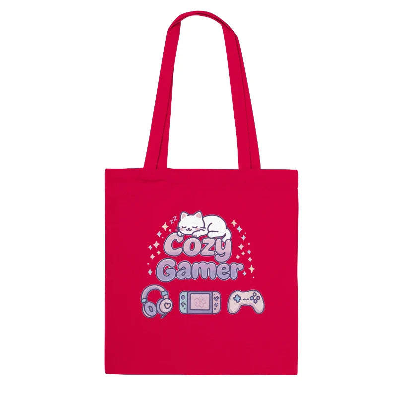 Kawaii "Cozy Gamer" Tote Bag