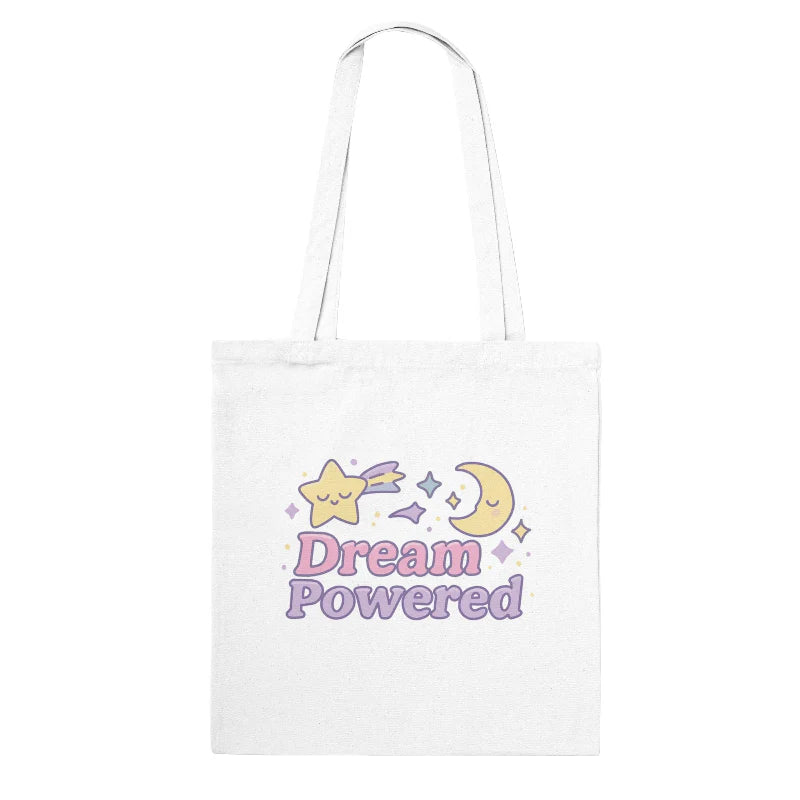 Kawaii "Dream Powered" Slumber Party Tote Bag