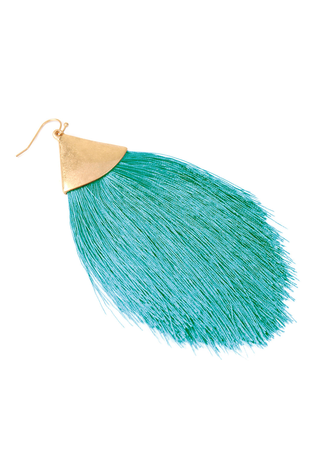 Oversized Tassel Drop Earrings