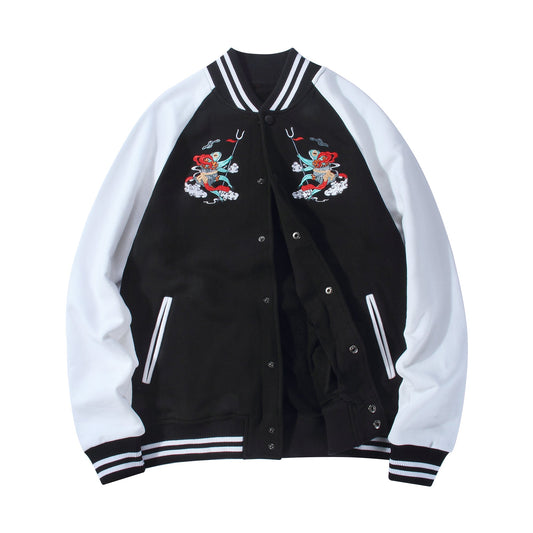 KH3002 Frog Embroidery Jacket