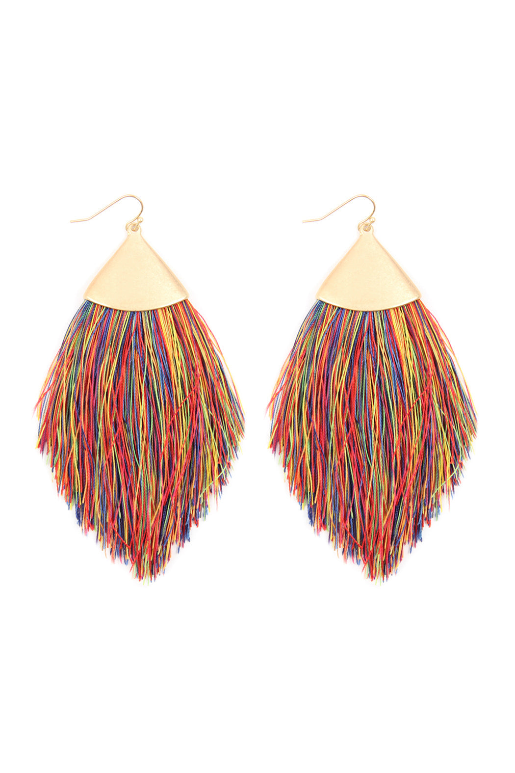 Oversized Tassel Drop Earrings