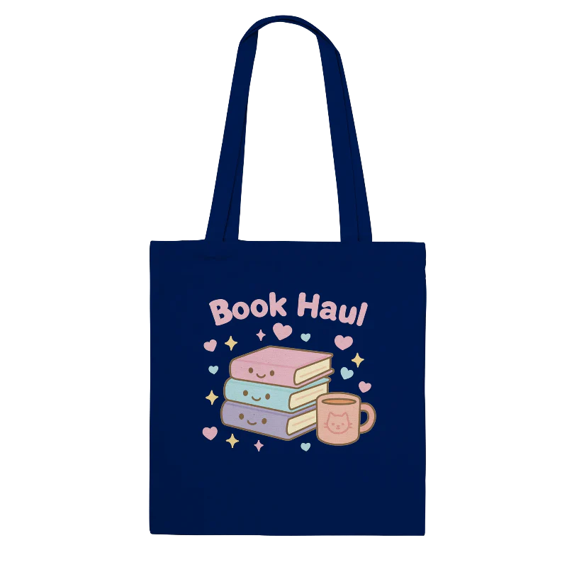 Kawaii Book Haul Tote Bag